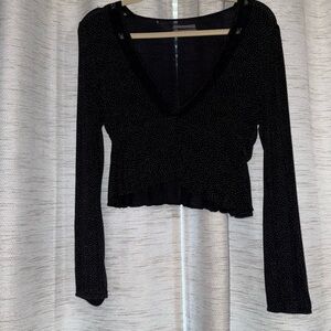 Long sleeve babydoll top